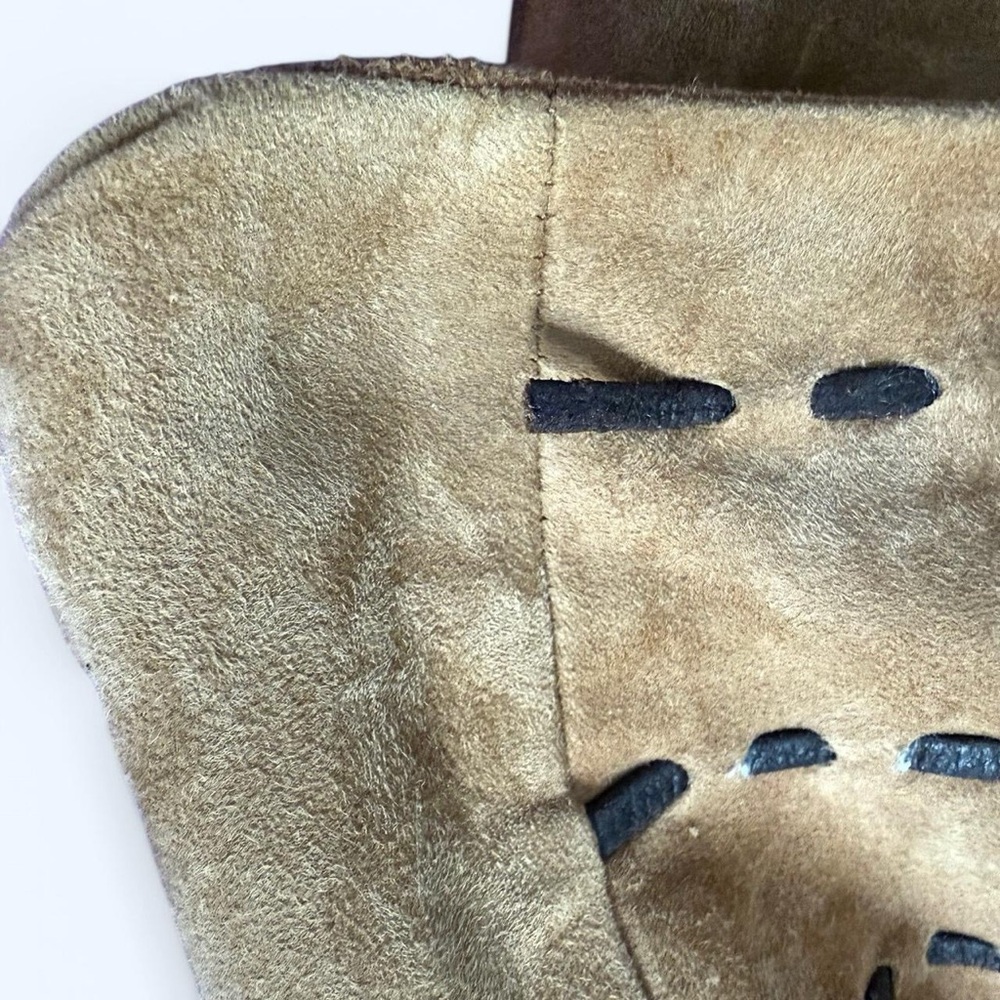 100% Goat Suede Pencil Skirt - Picture 8 of 8
